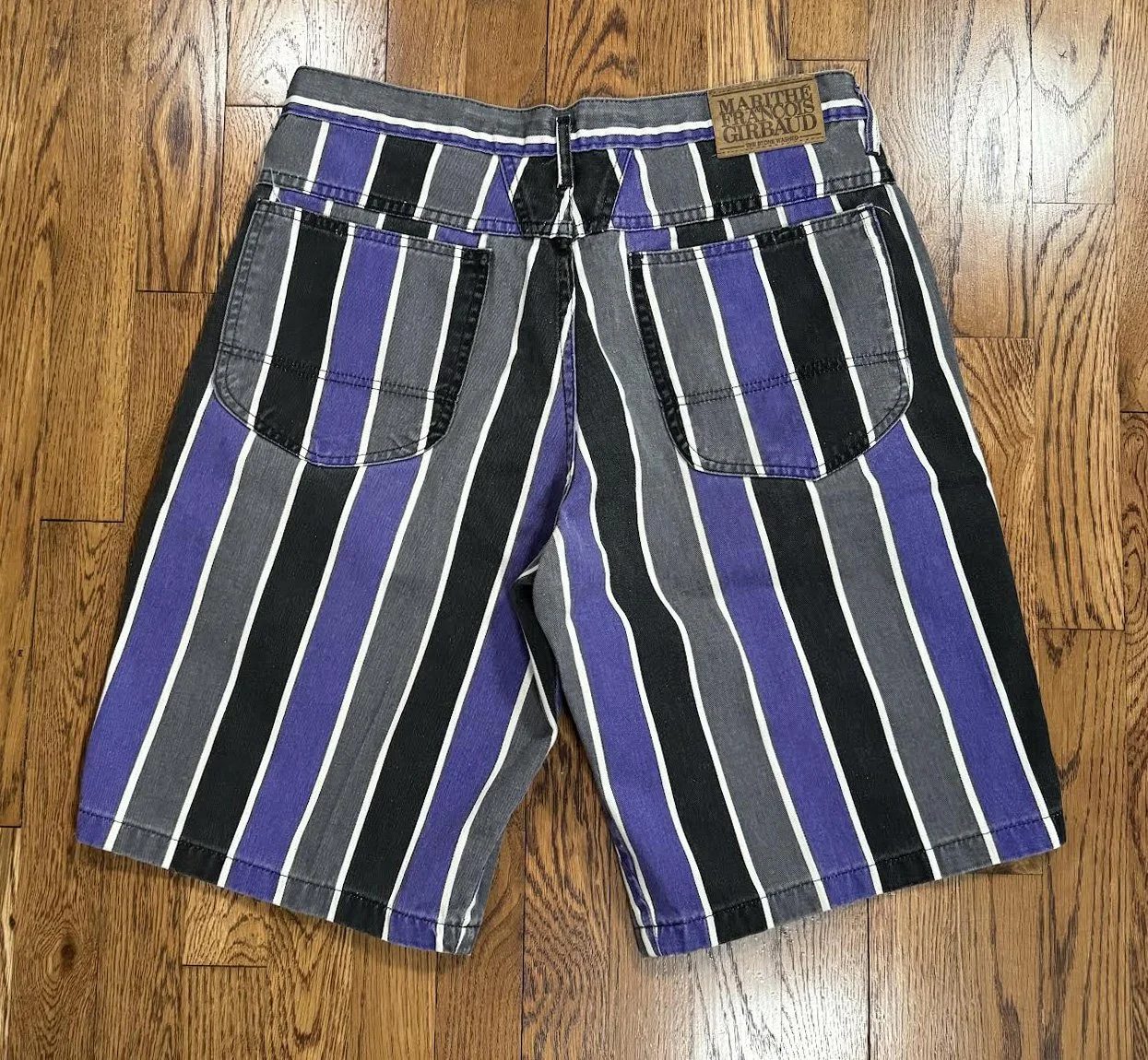 back+of+Girbaud+Striped+shorts